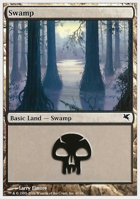 Swamp, Hachette UK #45, Magic: The Gathering card