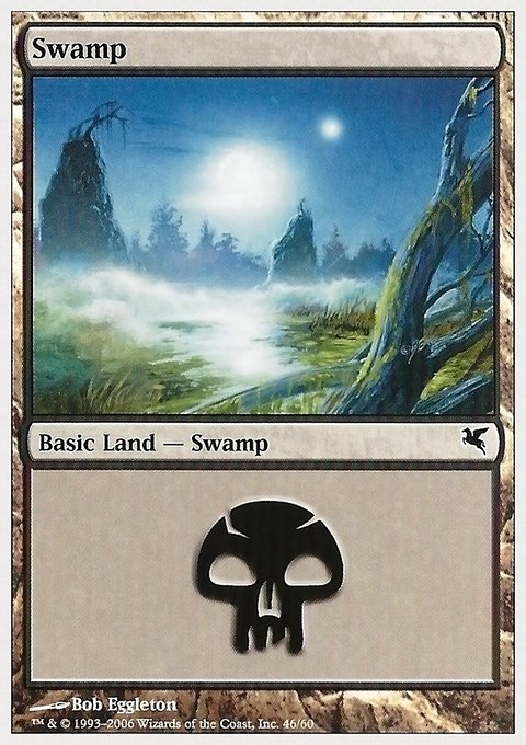Swamp, Hachette UK #46, Magic: The Gathering card