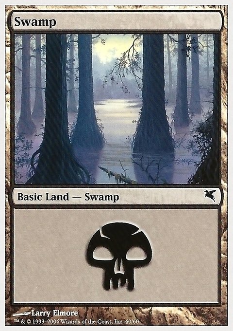 Swamp, Hachette UK #60, Magic: The Gathering card
