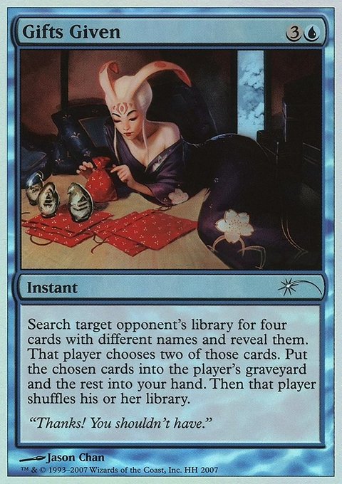 Gifts Given, Happy Holidays #7†, Magic: The Gathering card