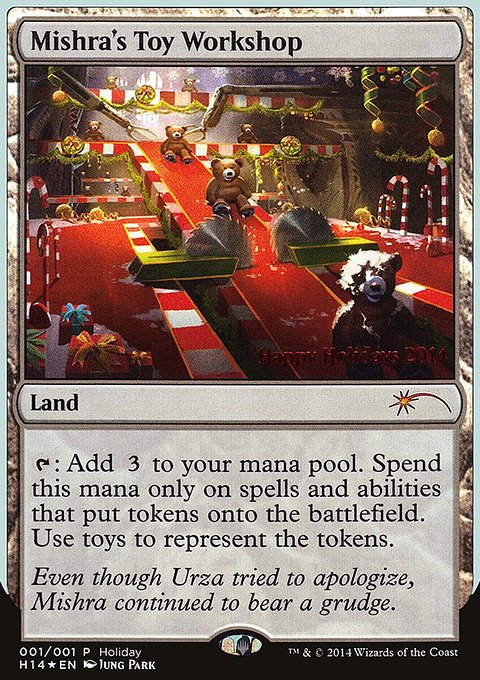 Mishra's Toy Workshop, Happy Holidays #14, Magic: The Gathering card