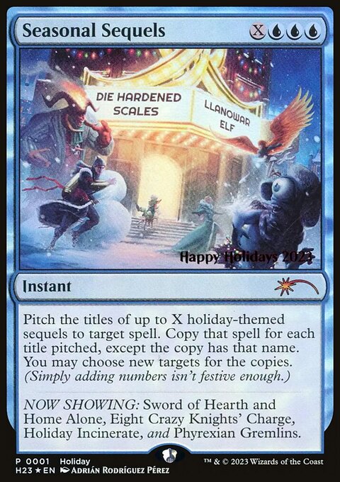 Seasonal Sequels, Happy Holidays #23, Magic: The Gathering card