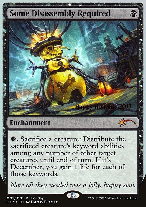 Some Disassembly Required, Happy Holidays #17, Magic: The Gathering card