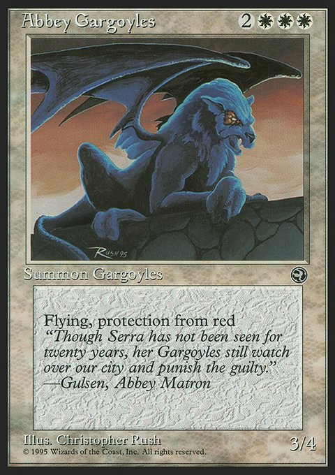 Abbey Gargoyles, Homelands #1, Magic: The Gathering card