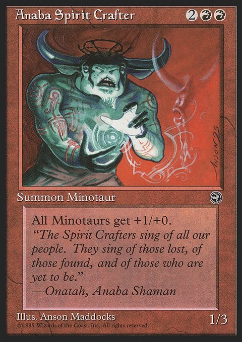 Anaba Spirit Crafter, Homelands #68, Magic: The Gathering card