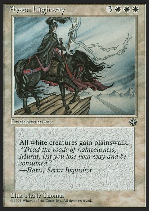 Aysen Highway, Homelands #5, Magic: The Gathering card