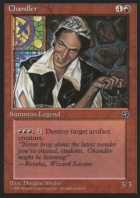 Chandler, Homelands #69, Magic: The Gathering card