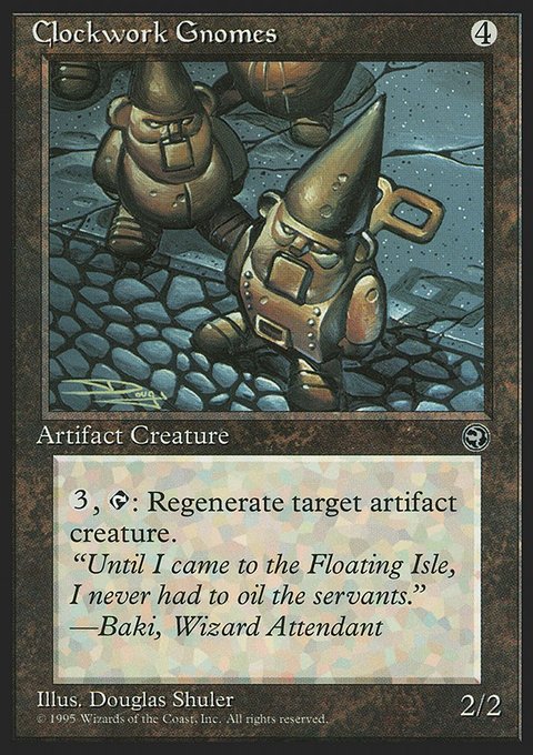Clockwork Gnomes, Homelands #102, Magic: The Gathering card