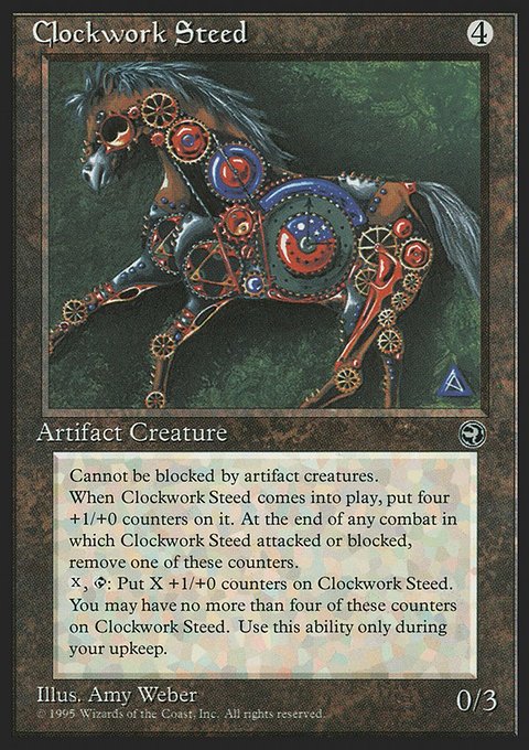 Clockwork Steed, Homelands #103, Magic: The Gathering card