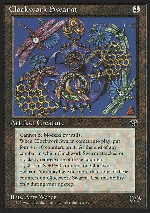 Clockwork Swarm, Homelands #104, Magic: The Gathering card
