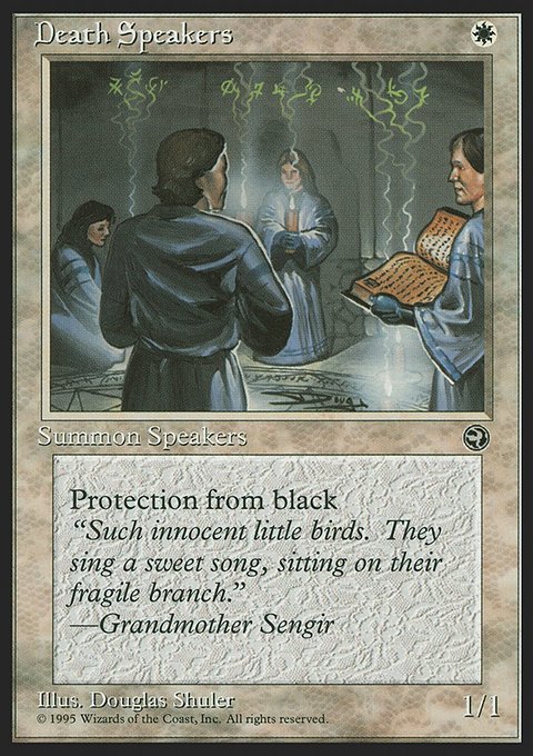 Death Speakers, Homelands #7, Magic: The Gathering card
