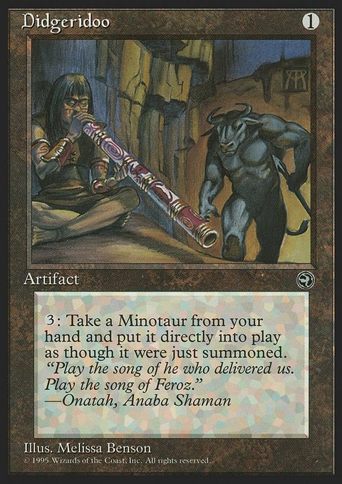 Didgeridoo, Homelands #105, Magic: The Gathering card