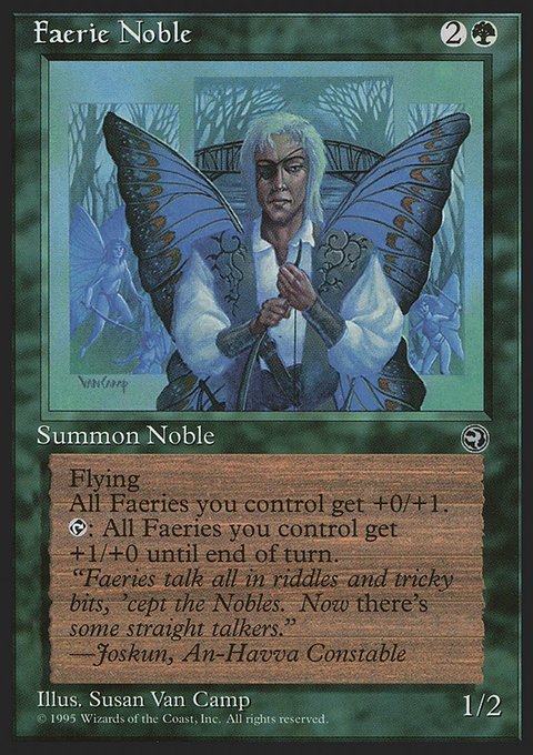 Faerie Noble, Homelands #86, Magic: The Gathering card