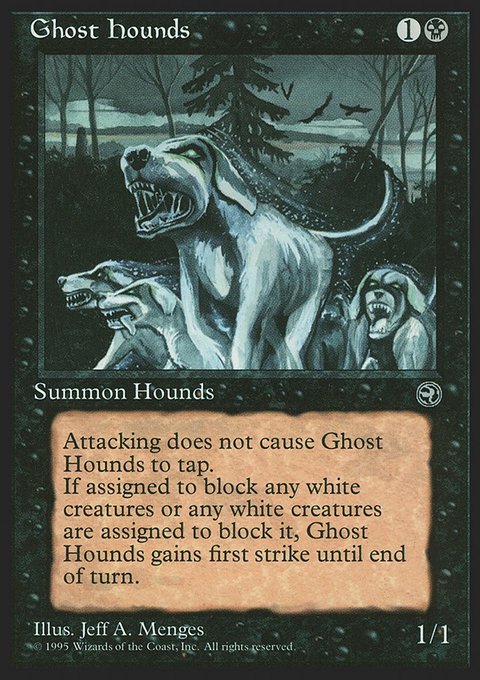 Ghost Hounds, Homelands #49, Magic: The Gathering card