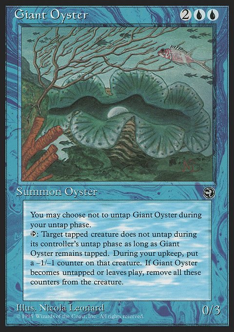 Giant Oyster, Homelands #28, Magic: The Gathering card