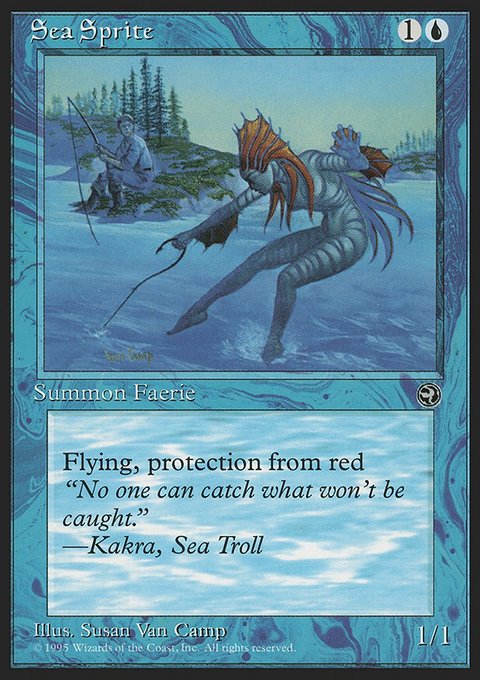 Sea Sprite, Homelands #38, Magic: The Gathering card