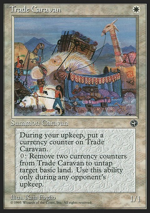 Trade Caravan, Homelands #19a, Magic: The Gathering card