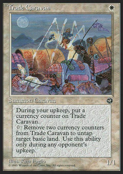 Trade Caravan, Homelands #19b, Magic: The Gathering card