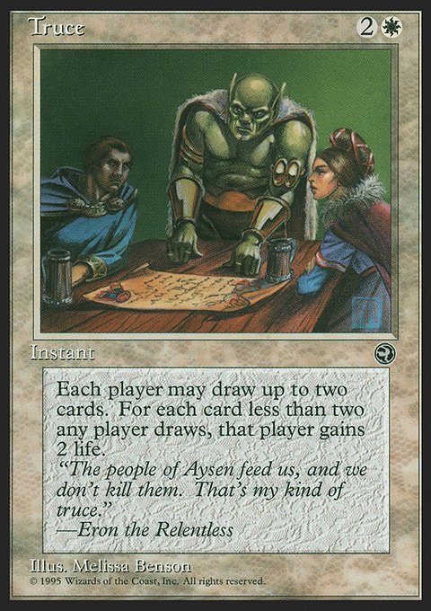 Truce, Homelands #20, Magic: The Gathering card