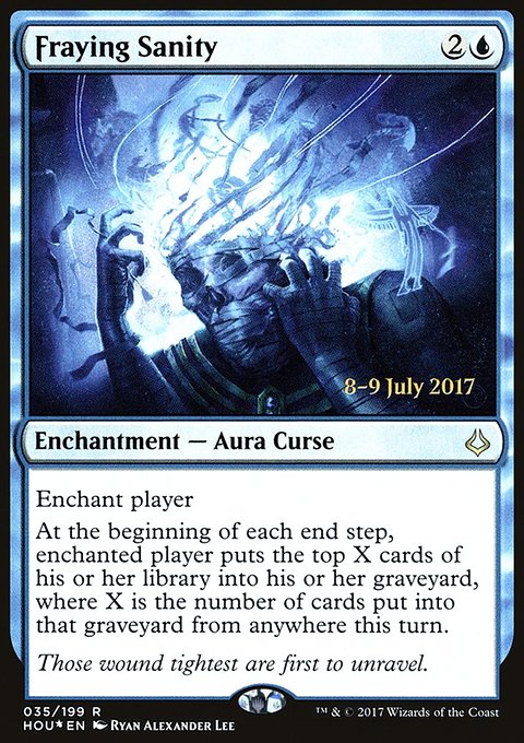 Fraying Sanity, Hour of Devastation Promos #35s, Magic: The Gathering card