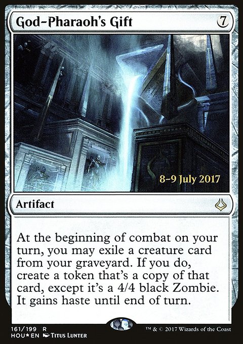 God-Pharaoh's Gift, Hour of Devastation Promos #161s, Magic: The Gathering card