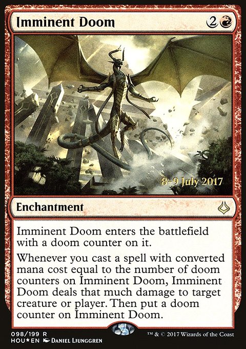 Imminent Doom, Hour of Devastation Promos #98s, Magic: The Gathering card