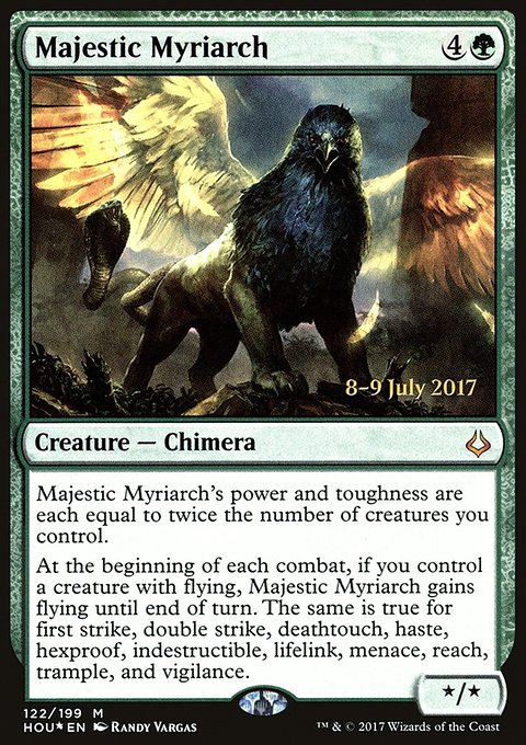 Majestic Myriarch, Hour of Devastation Promos #122s, Magic: The Gathering card