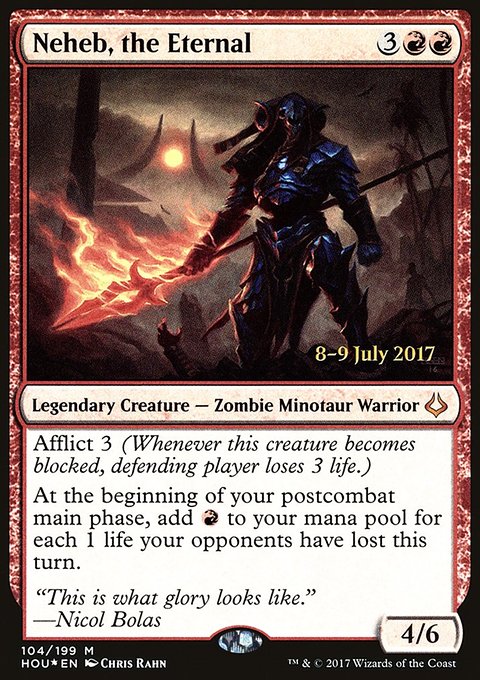 Neheb, the Eternal, Hour of Devastation Promos #104s, Magic: The Gathering card