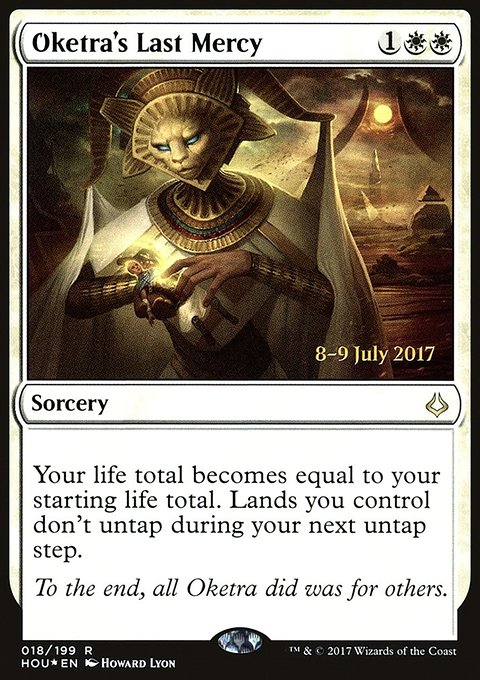 Oketra's Last Mercy, Hour of Devastation Promos #18s, Magic: The Gathering card