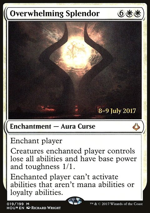 Overwhelming Splendor, Hour of Devastation Promos #19s, Magic: The Gathering card