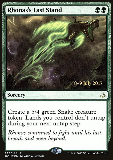 Rhonas's Last Stand, Hour of Devastation Promos #132s, Magic: The Gathering card