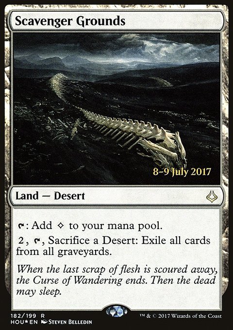 Scavenger Grounds, Hour of Devastation Promos #182s, Magic: The Gathering card