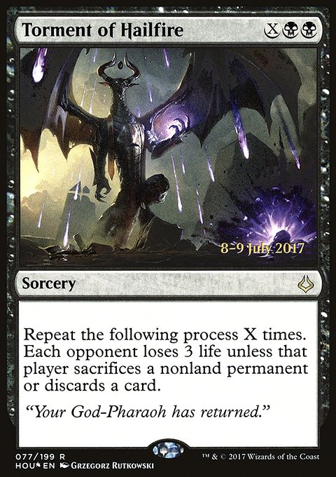 Torment of Hailfire, Hour of Devastation Promos #77s, Magic: The Gathering card