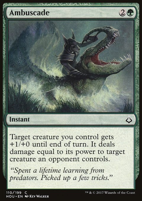 Ambuscade, Hour of Devastation #110, Magic: The Gathering card