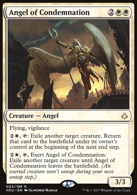 Angel of Condemnation, Hour of Devastation #3, Magic: The Gathering card