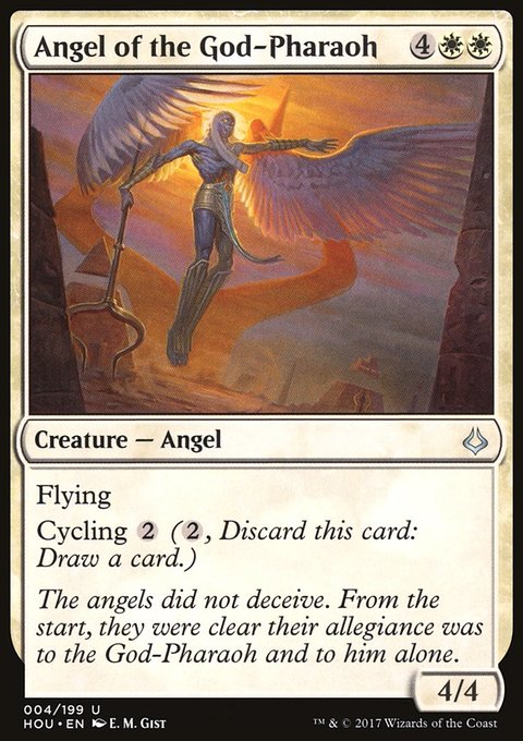 Angel of the God-Pharaoh, Hour of Devastation #4, Magic: The Gathering card