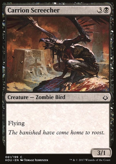 Carrion Screecher, Hour of Devastation #61, Magic: The Gathering card