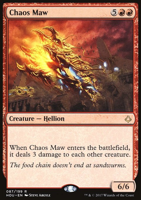 Chaos Maw, Hour of Devastation #87, Magic: The Gathering card