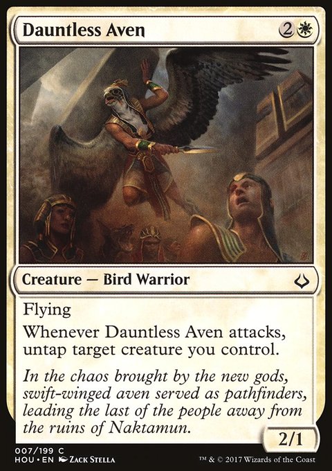 Dauntless Aven, Hour of Devastation #7, Magic: The Gathering card