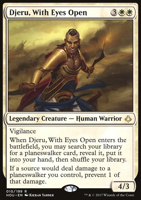 Djeru, With Eyes Open, Hour of Devastation #10, Magic: The Gathering card