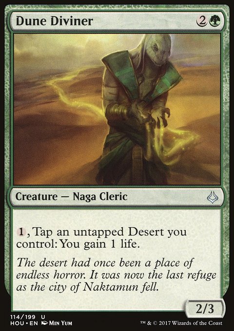 Dune Diviner, Hour of Devastation #114, Magic: The Gathering card