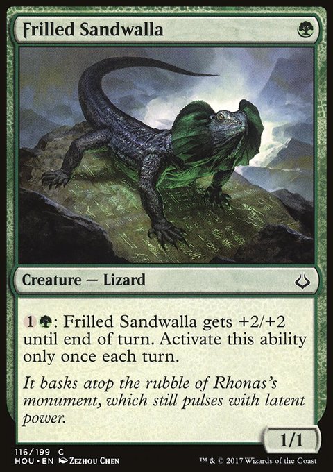 Frilled Sandwalla, Hour of Devastation #116, Magic: The Gathering card