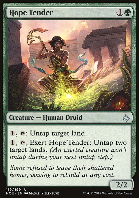 Hope Tender, Hour of Devastation #119, Magic: The Gathering card