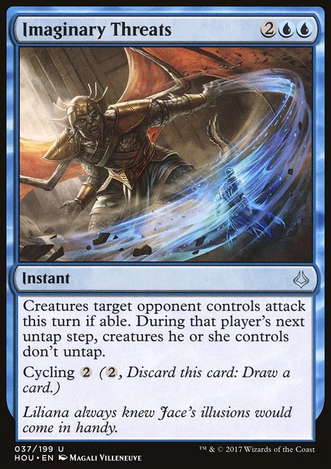 Imaginary Threats, Hour of Devastation #37, Magic: The Gathering card