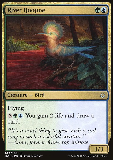 River Hoopoe, Hour of Devastation #143, Magic: The Gathering card