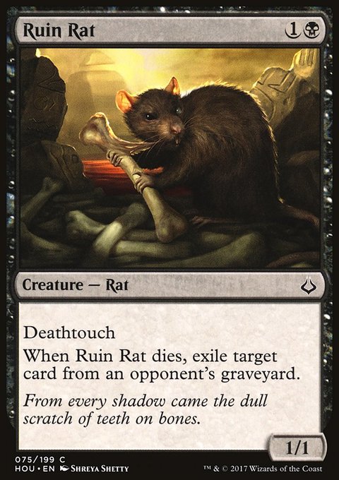 Ruin Rat, Hour of Devastation #75, Magic: The Gathering card