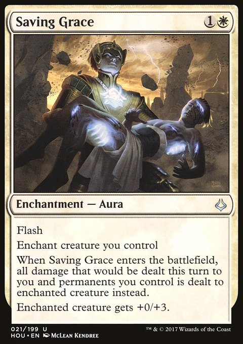 Saving Grace, Hour of Devastation #21, Magic: The Gathering card