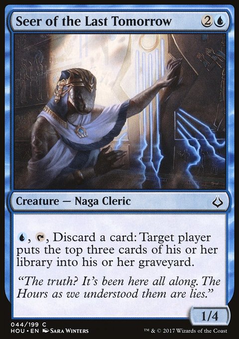 Seer of the Last Tomorrow, Hour of Devastation #44, Magic: The Gathering card