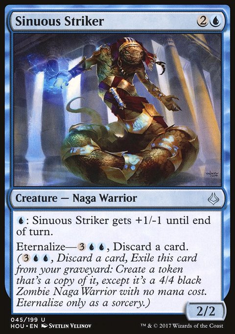 Sinuous Striker, Hour of Devastation #45, Magic: The Gathering card