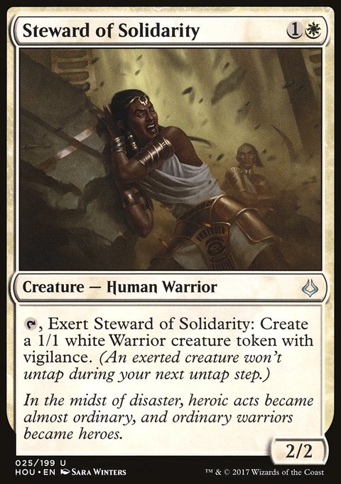 Steward of Solidarity, Hour of Devastation #25, Magic: The Gathering card
